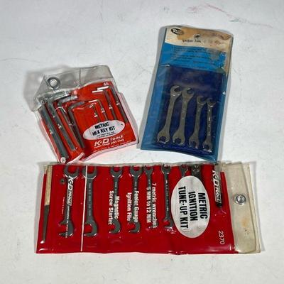 (3pc) K-D Ignition tune-up kit & other tools | Group of 3 tool sets, including; K-D Metric hex key set K-D Ignition tune-up kit Rimac...