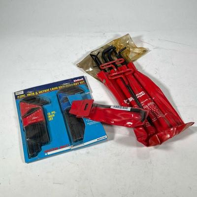 Large Allan Keys | Including a set of Hi-Craft tools professional 3/32 inch to 3/8 inch plus an oversized craftsman 5/16 inch hex key and...