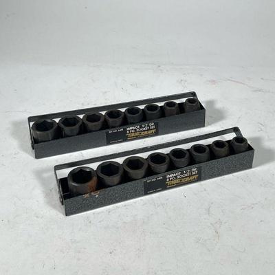 (2pc) TRUECRAFT METRIC IMPACT SOCKET SETS | 1/2" drive socket sets.

