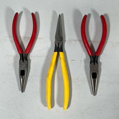 (3pc) Needle Nose Pliers | Dimensions: l. 8 in

