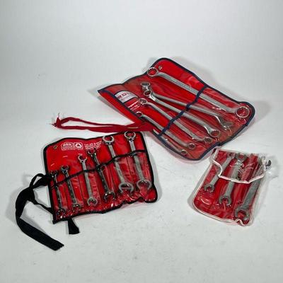 (3pc) WRENCH SETS | Including an Ingersoll-Rand Proto Tools set of 6 metric box wrenches, a set of 3 K-D Tools open ended wrenches, and a...