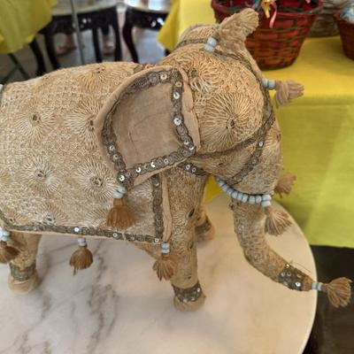 Handmade ceremonial elephant