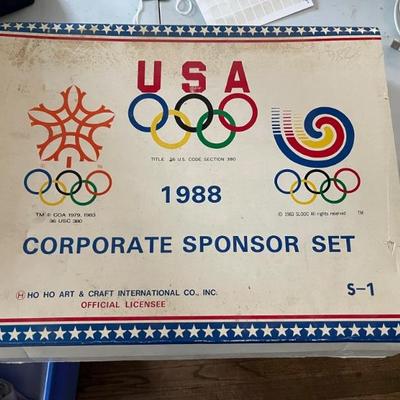 1988 Calgary Winter Olympics pin collection