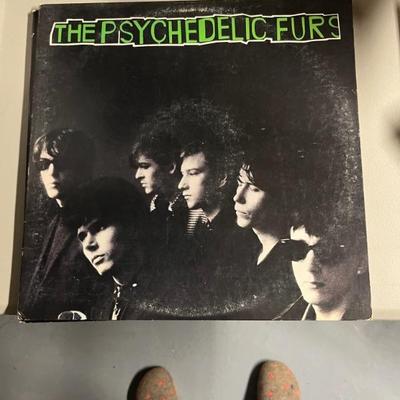 Vintage vinyl records—mostly 70s and 80s—talking Heads, Bruce Springsteen, Bob Dylan, Cheap Trick, The Clash, Roxy Music, Prince, Little...