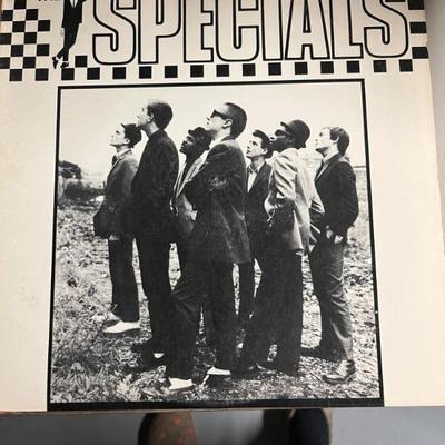 Vintage vinyl records—mostly 70s and 80s—talking Heads, Bruce Springsteen, Bob Dylan, Cheap Trick, The Clash, Roxy Music, Prince, Little...