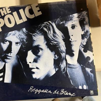 Vintage vinyl records—mostly 70s and 80s—talking Heads, Bruce Springsteen, Bob Dylan, Cheap Trick, The Clash, Roxy Music, Prince, Little...