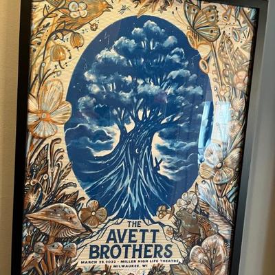 Large collection of original band posters from Avett Brothers
