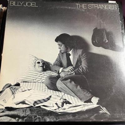Vintage vinyl records—mostly 70s and 80s—talking Heads, Bruce Springsteen, Bob Dylan, Cheap Trick, The Clash, Roxy Music, Prince, Little...