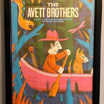 Large collection of original band posters from Avett Brothers