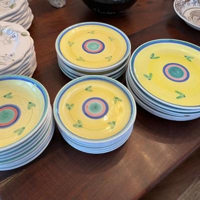 China and dishes: Johnson Bros, Crate and Barrel, and others