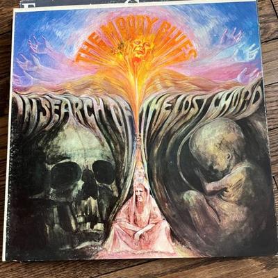 Vintage vinyl records—mostly 70s and 80s—talking Heads, Bruce Springsteen, Bob Dylan, Cheap Trick, The Clash, Roxy Music, Prince, Little...