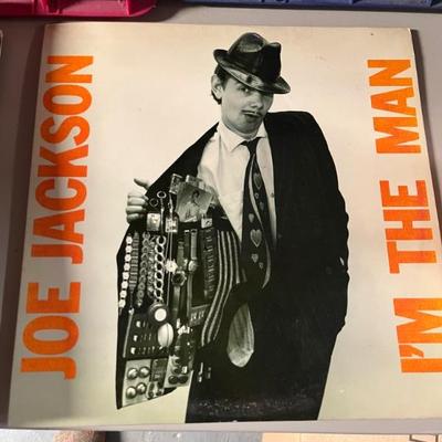 Vintage vinyl records—mostly 70s and 80s—talking Heads, Bruce Springsteen, Bob Dylan, Cheap Trick, The Clash, Roxy Music, Prince, Little...