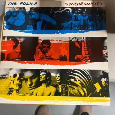 Vintage vinyl records—mostly 70s and 80s—talking Heads, Bruce Springsteen, Bob Dylan, Cheap Trick, The Clash, Roxy Music, Prince, Little...