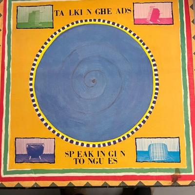 Vintage vinyl records—mostly 70s and 80s—talking Heads, Bruce Springsteen, Bob Dylan, Cheap Trick, The Clash, Roxy Music, Prince, Little...