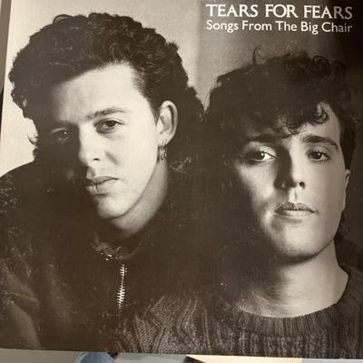 Vintage vinyl records—mostly 70s and 80s—talking Heads, Bruce Springsteen, Bob Dylan, Cheap Trick, The Clash, Roxy Music, Prince, Little...