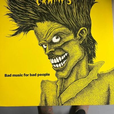 Vintage vinyl records—mostly 70s and 80s—talking Heads, Bruce Springsteen, Bob Dylan, Cheap Trick, The Clash, Roxy Music, Prince, Little...