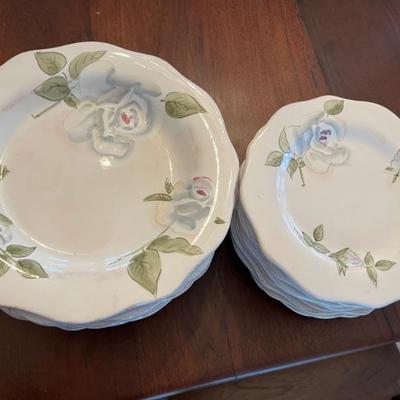 China and dishes: Johnson Bros, Crate and Barrel, and others