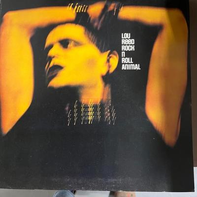 Vintage vinyl records—mostly 70s and 80s—talking Heads, Bruce Springsteen, Bob Dylan, Cheap Trick, The Clash, Roxy Music, Prince, Little...