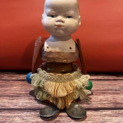Doll sculptures by Stuart Novy, folk art, outsider art, steampunk, made from doll parts and other found objects (I think they are kinda...