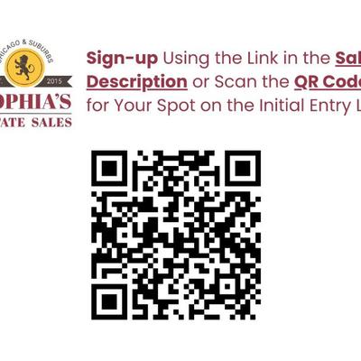 The List--to get on the list for Sat and Sun, scan the QR code or visit Pickerty.com