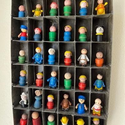 Shadow Box with Fisher Price Little People by Stuart Novy