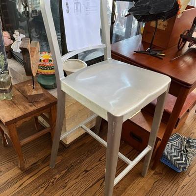 Emeco Navy stools, vintage, MCM