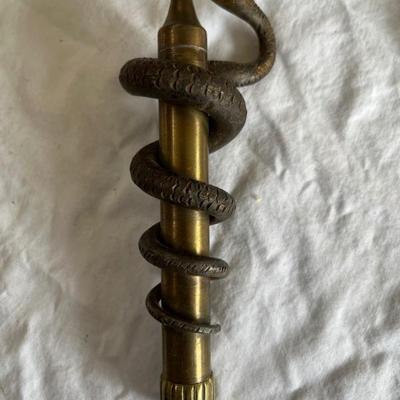 It's a cool brass thing with a snake