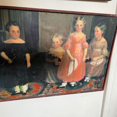 Paintings by Stuart Novy, they are all very small, copies of famous works
