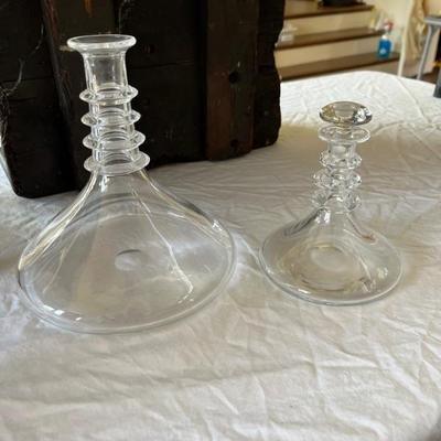 Steuben MCM ship's' decanter, vintage