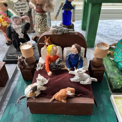 3D maquettes by Stuart Novy based on his favorite cartoons from The New Yorker