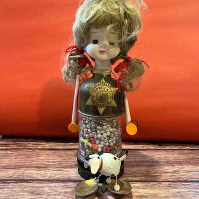 Doll sculptures by Stuart Novy, folk art, outsider art, steampunk, made from doll parts and other found objects (I think they are kinda...