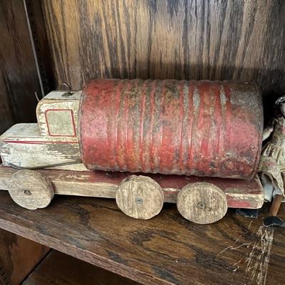 1930s tramp art toy trucks