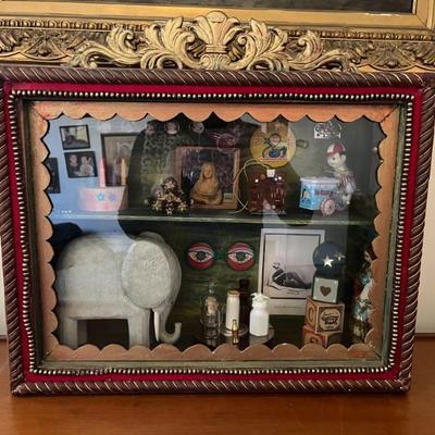 Joseph Cornell style shadow box by Stuart Novy