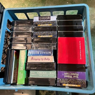 great basement digging--tools, office supplies, art supplies, craft supplies, vintage Christmas  and holidays, baskets, boxes, etc