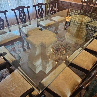 Mahogany Chippendale Chairs circa 1865 (set of 14)