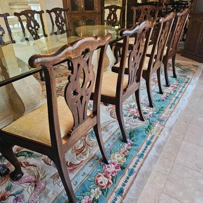Mahogany Chippendale Chairs circa 1865 (set of 14)
