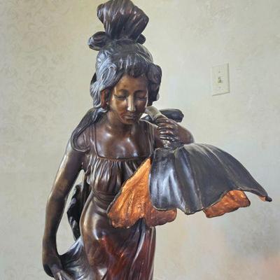 Large Bronze Lamp 