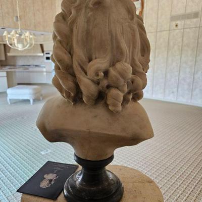 Sabine Houdon (age 4) Head Sculpture by Jean-Antoine Houdon (1741-1828)