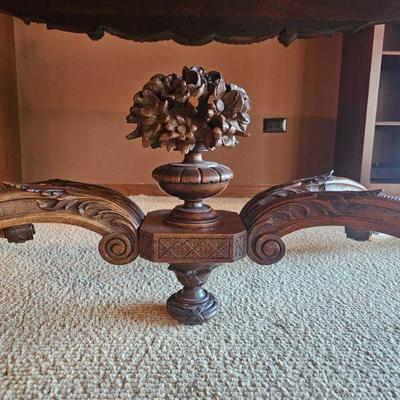 Rare Walnut Wood center table