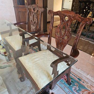 Mahogany Chippendale Chairs circa 1865 (set of 14)