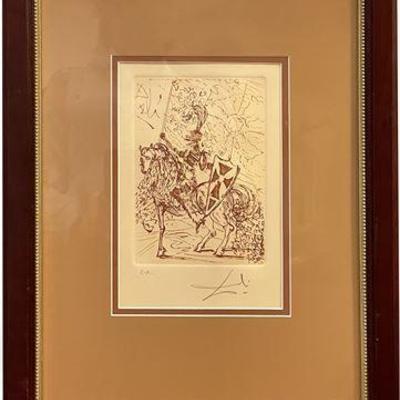 Lot 032-001   
Salvador Dali Signed El Cid E.A. Artist Proof