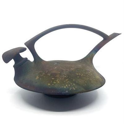 Lot 005   
Tony Evans Raku Studio Pottery Teapot Sculpture
