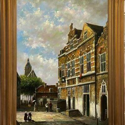 Lot 145   
F. Tailroy (American 20th Century) Oil on Canvas