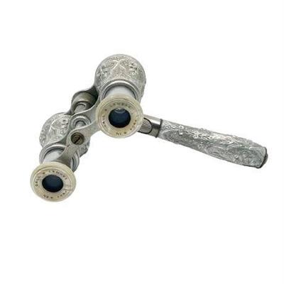 Lot 060  
Gall & Lembke Silver Repousse Opera Glasses