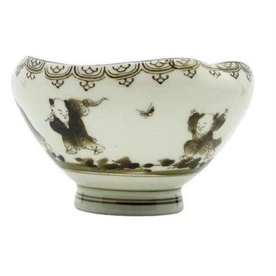 Lot 076   
Meiji Period Rice Students Bowl