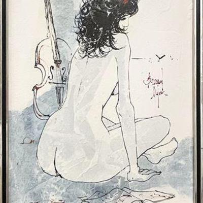 Lot 017-001   
Bernard Dufour (1922-2016) Nude