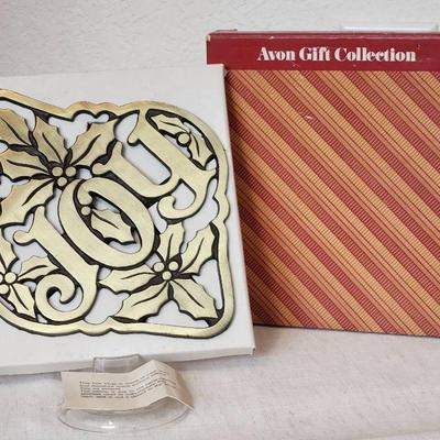 AVON Collectible - Holiday Cast Iron Trivet