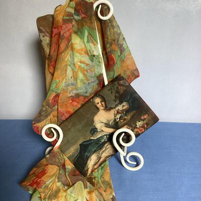 Floral Scarf And Bill Ford Wallet Made In Italy