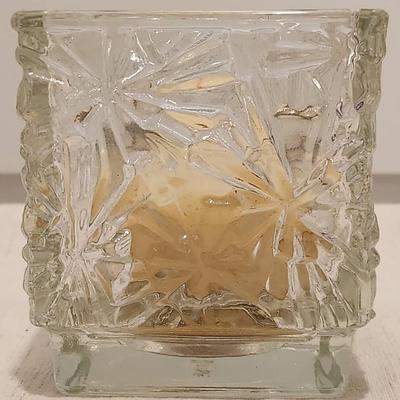 Vintage AVON Winter Lights Moonwind Fragrance Candlette
