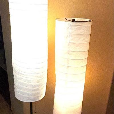 Rice Paper Floor Lamps (2)